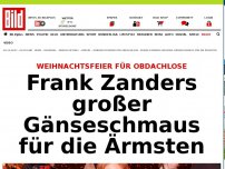 Bild zum Artikel: Feier für Obdachlose - Frank Zanders Gänseschmaus für die Ärmsten