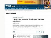 Bild zum Artikel: 19-Jähriger versucht 17-Jährige in Havel zu ertränken