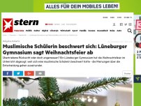Bild zum Artikel: Religiöse Debatte: Muslimische Schülerin beschwert sich: Lüneburger Gymnasium sagt Weihnachtsfeier ab