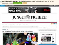 Bild zum Artikel: Aus Rücksicht auf Moslems: Schule verlegt Weihnachtsfeier