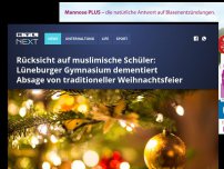 Bild zum Artikel: Rücksicht auf muslimische Schüler: Lüneburger Gymnasium verzichtet auf traditionelle Weihnachtsfeier