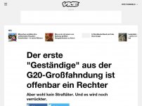 Bild zum Artikel: Der erste 'Geständige' aus der G20-Großfahndung ist offenbar ein Rechter