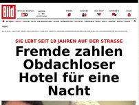 Bild zum Artikel: Aus Mitgefühl - Fremde zahlen Obdachloser Hotel für eine Nacht