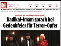 Bild zum Artikel: Breitscheidplatz-Terror - Radikal-Imam sprach bei Gedenkfeier für Terror-Opfer