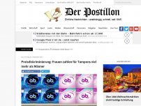 Bild zum Artikel: Preisdiskriminierung: Frauen zahlen für Tampons viel mehr als Männer