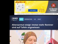 Bild zum Artikel: Altersarmut steigt: Immer mehr Rentner sind auf Tafeln angewiesen