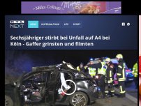 Bild zum Artikel: Sechsjähriger stirbt bei Unfall - Gaffer grinsten und filmten