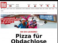 Bild zum Artikel: Oh du Leckere! - Pizza für Obdachlose und Bedürftige