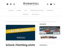 Bild zum Artikel: Schock: Flüchtling sticht auf Nachbarn ein – ein Todesopfer!