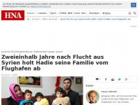 Bild zum Artikel: Zweieinhalb Jahre nach Flucht aus Syrien holt Hadie seine Familie vom Flughafen ab