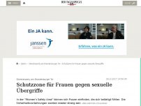 Bild zum Artikel: Schutzzone für Frauen gegen sexuelle Übergriffe