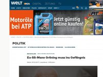 Bild zum Artikel: Ex-SS-Mann Gröning muss ins Gefängnis