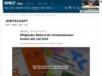 Bild zum Artikel: Mitglieder-Rekord der Krankenkassen kostet alle viel Geld