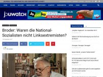 Bild zum Artikel: Broder: Waren die National-Sozialisten nicht Linksextremisten?