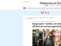 Bild zum Artikel: Bürgerwehr Odin gilt offiziell als verfassungsfeindlich