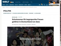 Bild zum Artikel: Schutzzonen für begrabschte Frauen gehören in Deutschland nun dazu