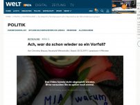 Bild zum Artikel: Ach, war da schon wieder so ein Vorfall?