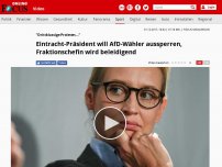 Bild zum Artikel: 'Drittklassige Proleten...' - Eintracht-Präsident will AfD-Wähler aussperren, Parteichefin wird beleidigend