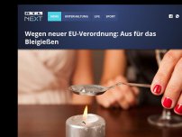 Bild zum Artikel: Wegen neuer EU-Verordnung: Aus für das Bleigießen