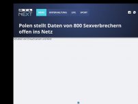 Bild zum Artikel: Polen stellt Daten von 800 Sexverbrechern offen ins Netz