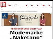 Bild zum Artikel: Produktion eingestellt - Modemarke „Naketano“ macht Schluss
