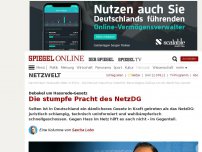 Bild zum Artikel: Debakel um Hassrede-Gesetz: Die stumpfe Pracht des NetzDG