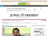 Bild zum Artikel: Mazyek: Sexueller Mißbrauch hat nichts mit der Religion zu tun