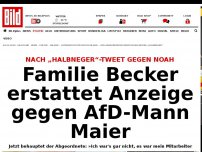 Bild zum Artikel: Rassistische Twitter-Attacke - AfD-Abgeordneter nennt Noah Becker „Halbneger“ 
