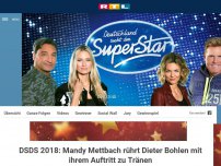 Bild zum Artikel: Emotionen pur bei Mandys Auftritt