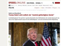 Bild zum Artikel: Reaktion auf Skandalbuch: Trump feiert sich selbst als 'mental gefestigtes Genie'