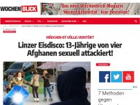 Bild zum Artikel: Linzer Eisdisco: 13-Jährige von vier Afghanen sexuell attackiert!