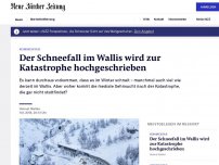 Bild zum Artikel: Schneefall wird zur Katastrophe hochgeschrieben