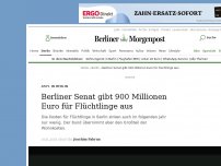 Bild zum Artikel: Asyl in Berlin: Berliner Senat gibt 900 Millionen Euro für Flüchtlinge aus