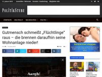 Bild zum Artikel: Gutmensch schmeißt „Flüchtlinge“ raus – die brennen daraufhin seine Wohnanlage nieder!