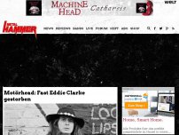 Bild zum Artikel: Motörhead: Fast Eddie Clarke gestorben