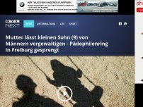 Bild zum Artikel: Mutter lässt kleinen Sohn (9) von Männern vergewaltigen  - Pädophilenring in Freiburg gesprengt