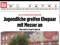 Bild zum Artikel: In Einkaufszentrum - Jugendliche greifen Ehepaar mit Messer an