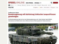 Bild zum Artikel: Annäherung an Ankara: Bundesregierung will Aufrüstung türkischer Leopard-Panzer genehmigen