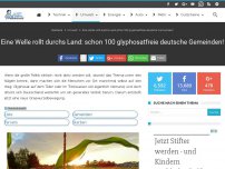 Bild zum Artikel: Eine Welle rollt durchs Land: schon 100 glyphosatfreie deutsche Gemeinden!