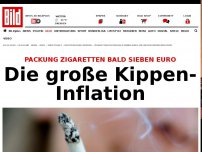 Bild zum Artikel: Die große Kippen-Inflation - Packung Zigaretten  bald sieben Euro