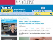 Bild zum Artikel: Mehr Kohle für die Kippe:Ab März wird Rauchen teurer