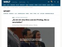 Bild zum Artikel: „Es ist mir eine Ehre und ein Privileg, Sie zu verurteilen“