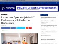 Bild zum Artikel: Immer rein: Syrer lebt jetzt mit 2 Ehefrauen und 8 Kindern in Deutschland