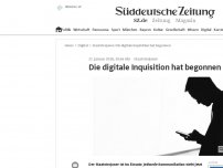 Bild zum Artikel: Die digitale Inquisition hat begonnen