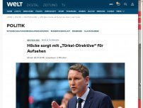 Bild zum Artikel: AfD-Landeschef Höcke will Islam in der Türkei bekämpfen