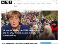 Bild zum Artikel: Wir wurden alle belogen! EU-Papier beweist: Es ging nie um „Flüchtlinge“, sondern um „Umvolkung“