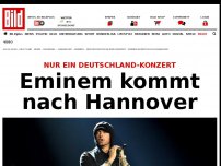 Bild zum Artikel: Ein Deutschland-Konzert - Eminem kommt nach Hannover