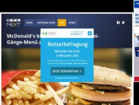 Bild zum Artikel: McDonald's bietet romantisches Drei-Gänge-Menü zum Valentinstag an