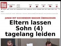 Bild zum Artikel: Kindesmisshandlung - Eltern lassen Sohn (4) tagelang leiden