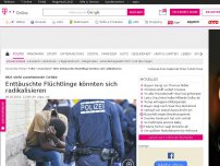 Bild zum Artikel: Erhöhtes Radikalisierungsrisiko unter Flüchtlingen